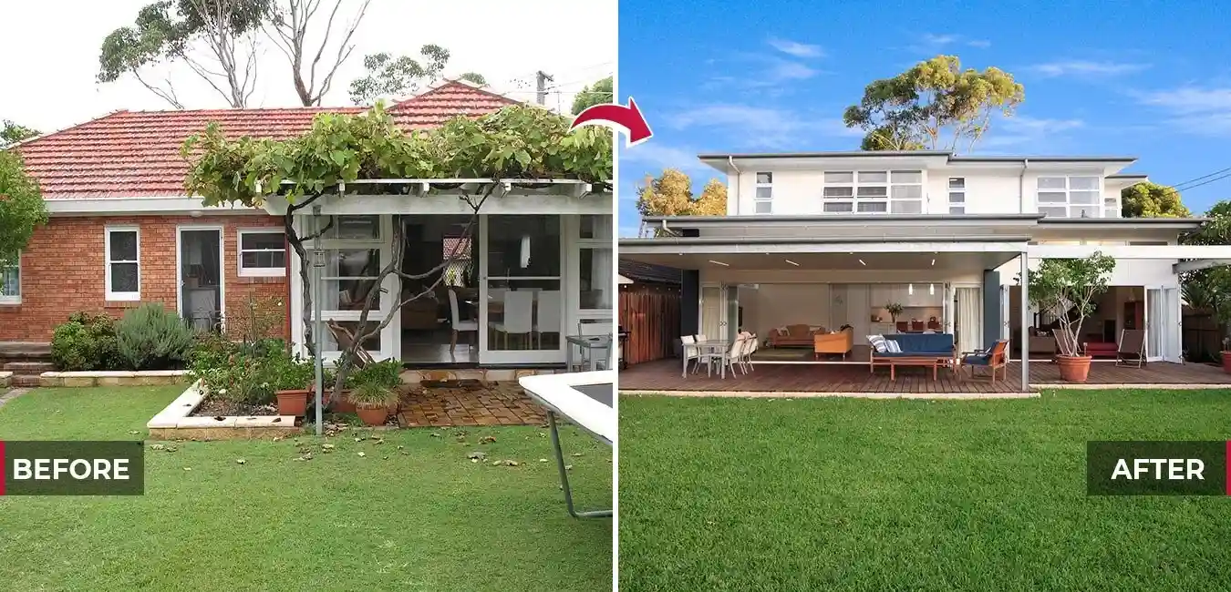 Casa antes y después